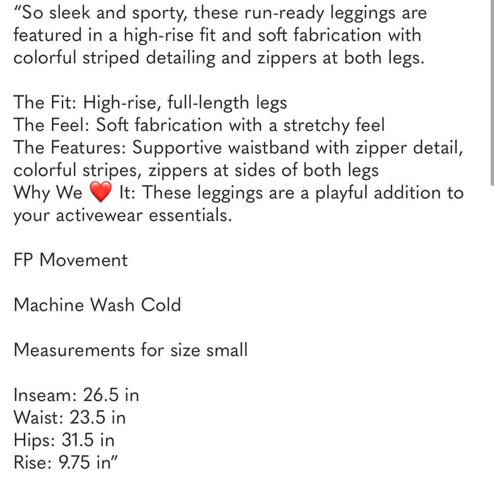 FP Movement Run Racer Leggings in Black - Picture 4 of 4